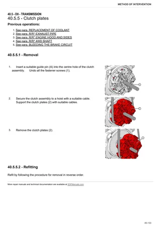 Workshop Manual: XA 90 TRADITION → ZKDBB30200TH30001 – sample manual page 1