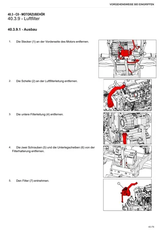 Werkstatthandbuch: XA 80 → ZKDBD30200TH30001 – sample manual page 1