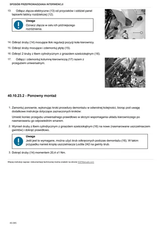 Instrukcja warsztatowa: XB 80 T4i → ZKDBG10200TH20001 – sample manual page 2