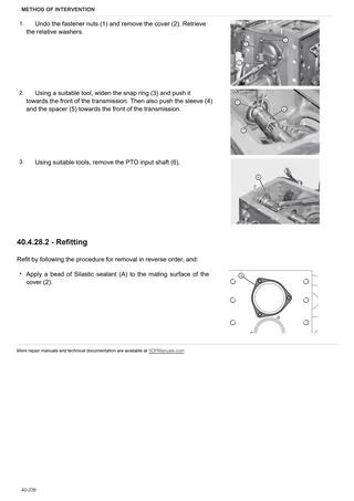 Workshop Manual: XF 115 → ZKDBM30200TH10001 – sample manual page 1