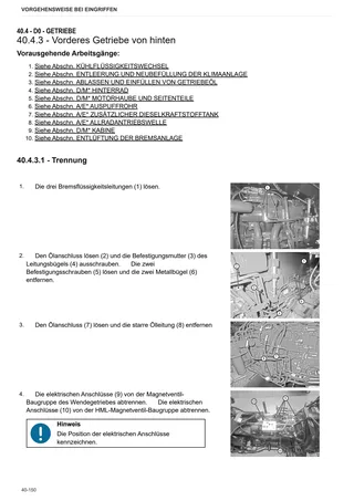 Werkstatthandbuch: XV 100 → ZKDBV40200TH10001 – sample manual page 1