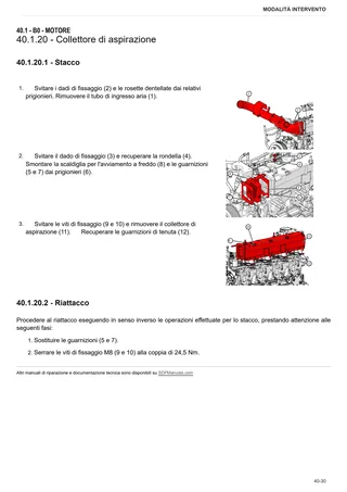 Manuale d'officina: XB 105 TB → ZKDDT10200TH50001 – sample manual page 1