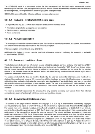 Workshop Manual: XF 80 TRADITION Compact → ZKDEA80200TH10001 – sample manual page 4