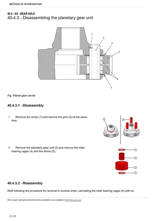 Workshop Manual: XE 100 → ZKDEK00200RH50001 – sample manual page 3