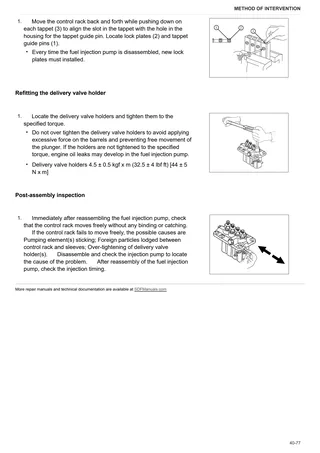 Workshop Manual: PRINCE 55 → H05S474WT10001 – sample manual page 1