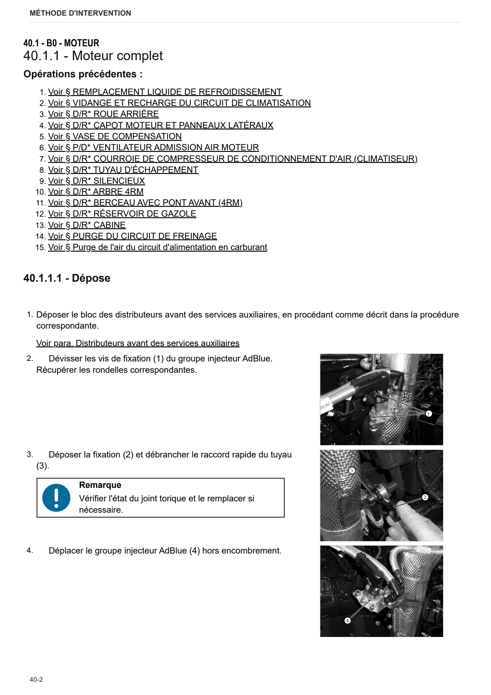 Manuel d'atelier: XS 90 V-DRIVE → ZKDHE80200TH50001 – sample manual page 1