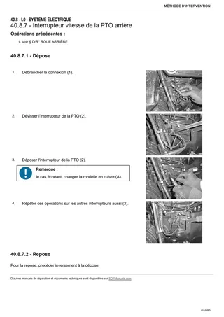 Manuel d'atelier: XS 90 V-DRIVE → ZKDHE80200TH50001 – sample manual page 4