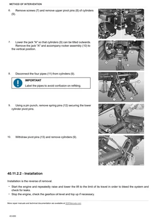 Workshop Manual: XL 175 HI-LEVEL DCR – sample manual page 4