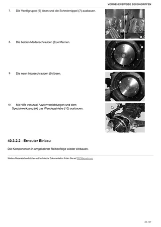 Werkstatthandbuch: XA 60 → ZKDR2802W0TH05001 – sample manual page 1