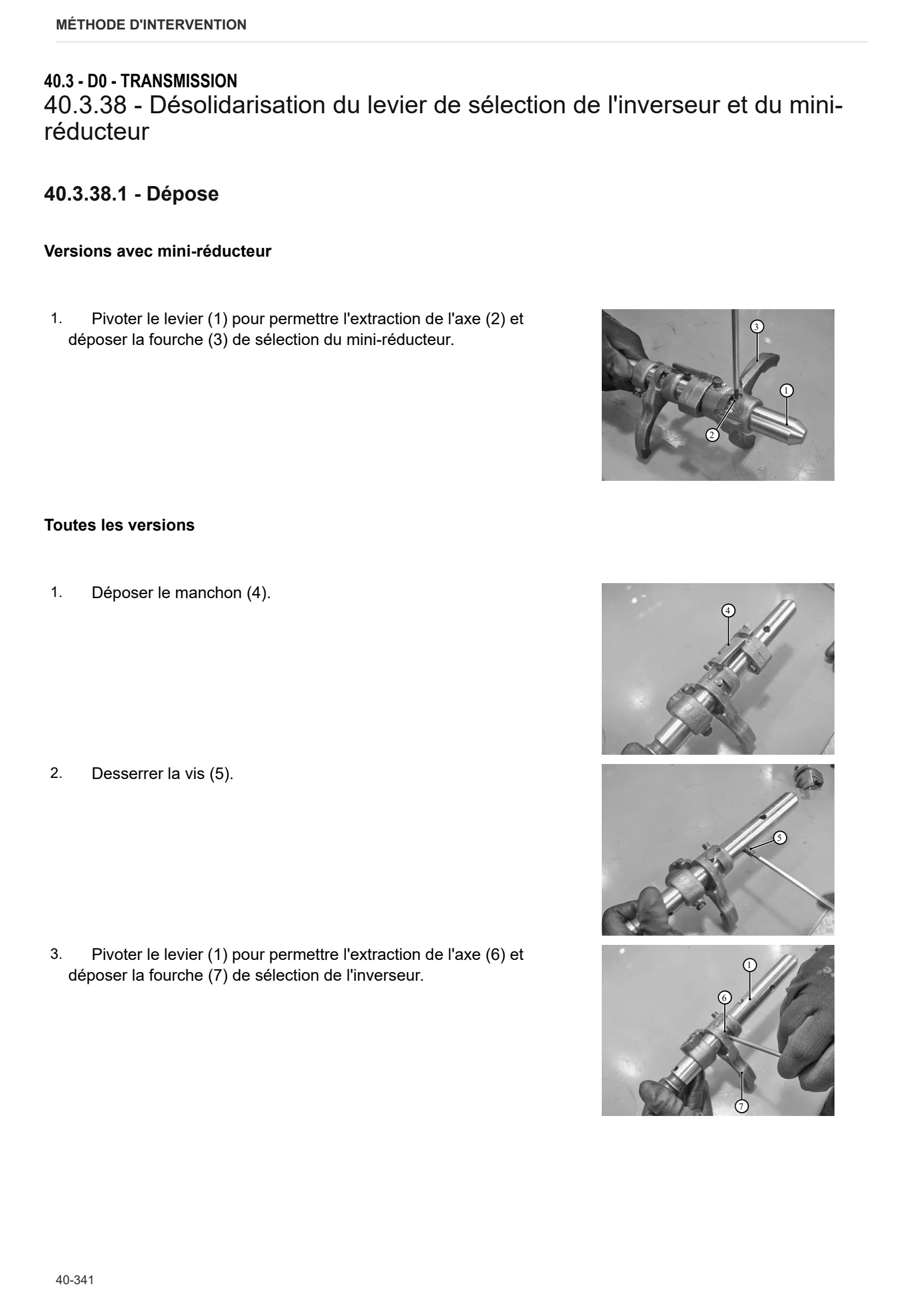 Manuel d'atelier: XA 75 → ZKDRF70200TH50001 – sample manual page 3
