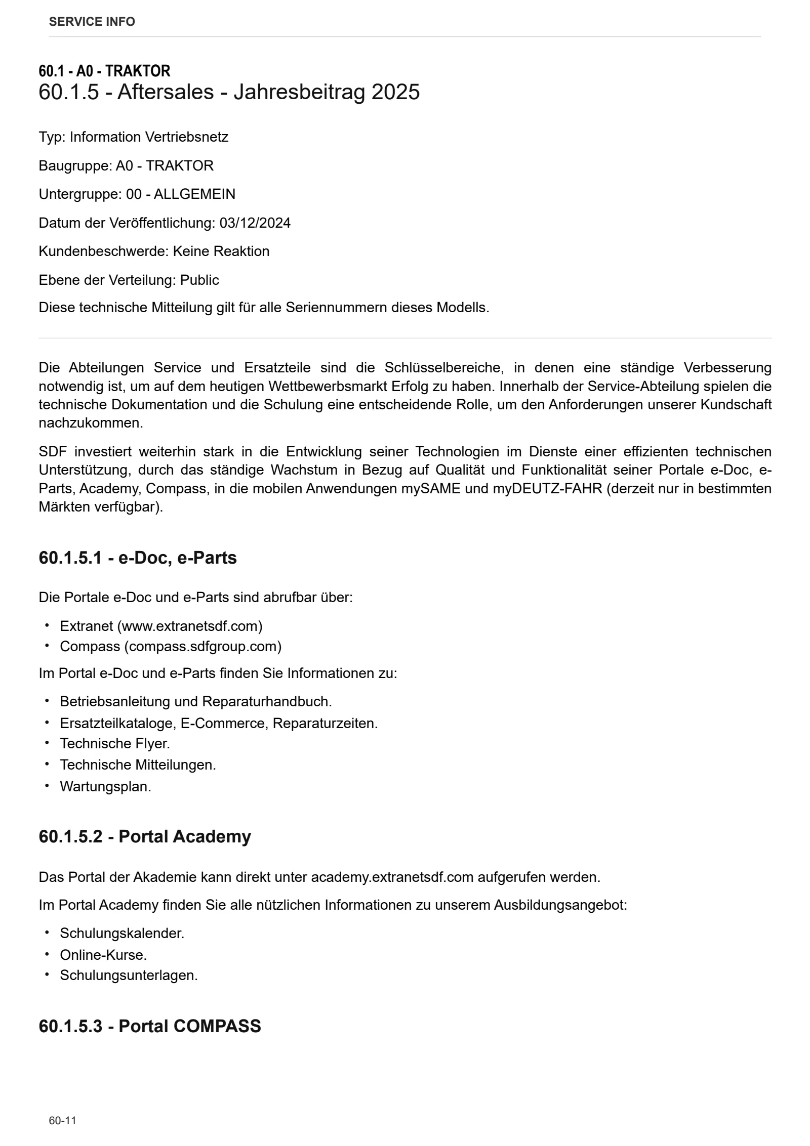 Werkstatthandbuch: XA 60 TRADITION → 25001 – sample manual page 4
