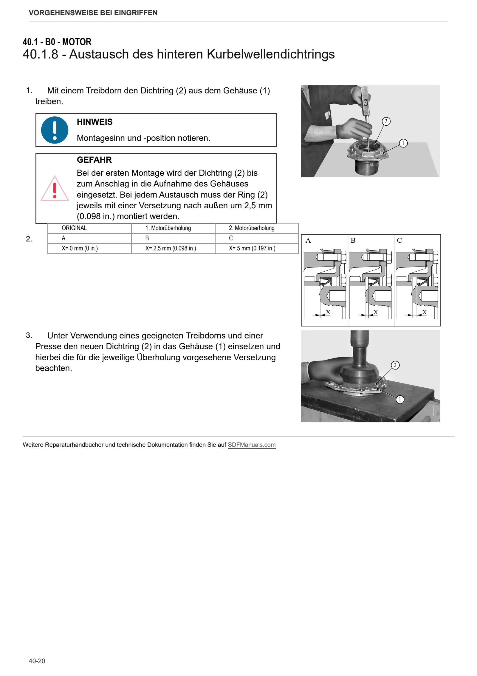 Werkstatthandbuch: XF110 → ZKDU7602W0TH10001 – sample manual page 1