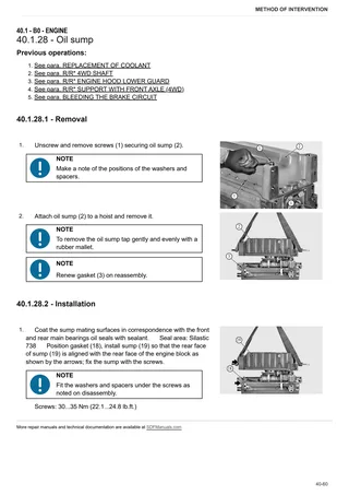 Workshop Manual: XA 70 → ZKDV2102W0TH15001 – sample manual page 1