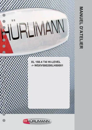 Manuel d'atelier: XL 150.4 T4I HI-LEVEL → WSXV580200LH50001 – manual cover
