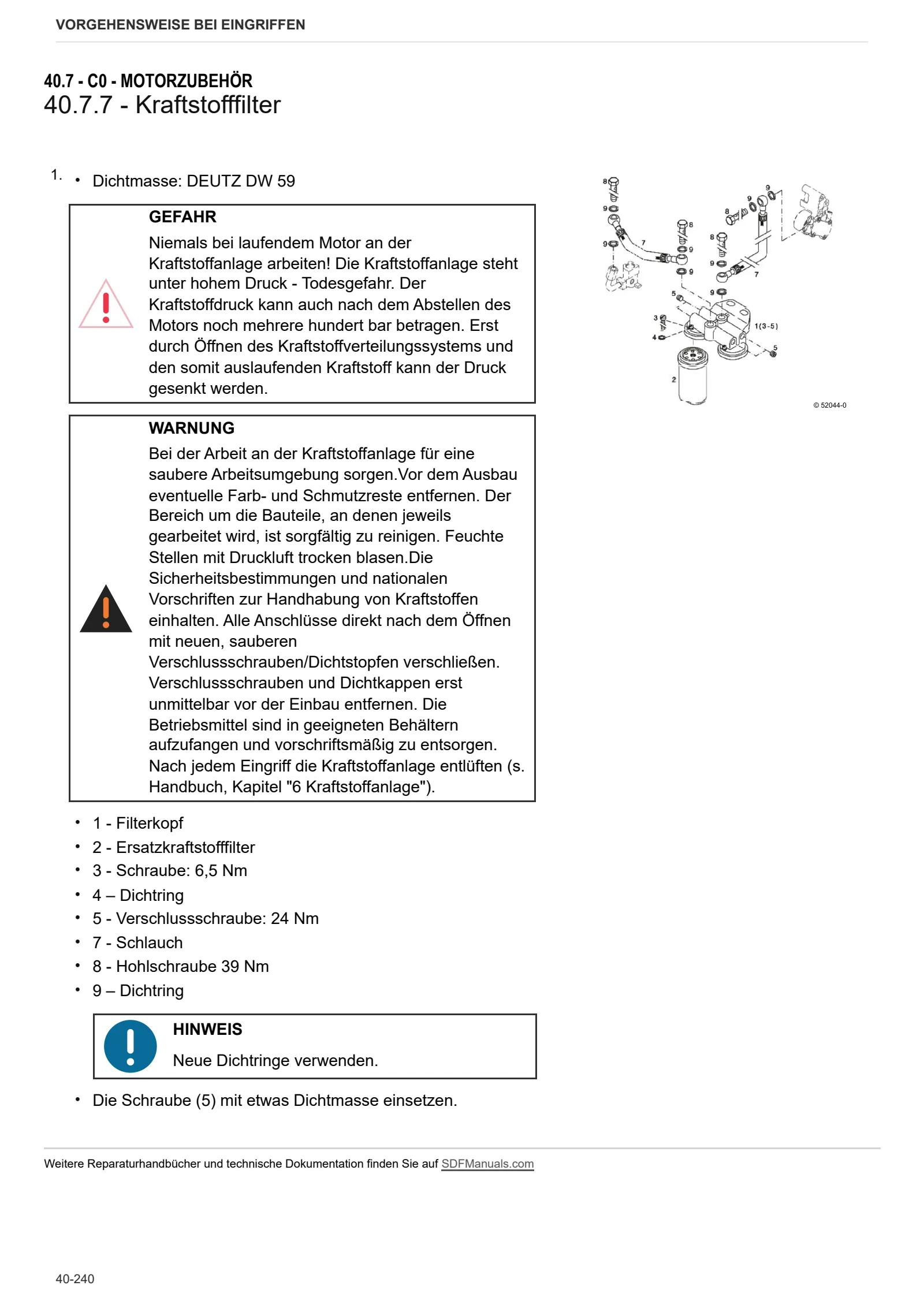 Werkstatthandbuch: XL 140 T4I → WSXW010200LH50001 – sample manual page 2