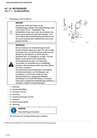 Werkstatthandbuch: XL 140 T4I → WSXW010200LH50001 – sample manual page 2