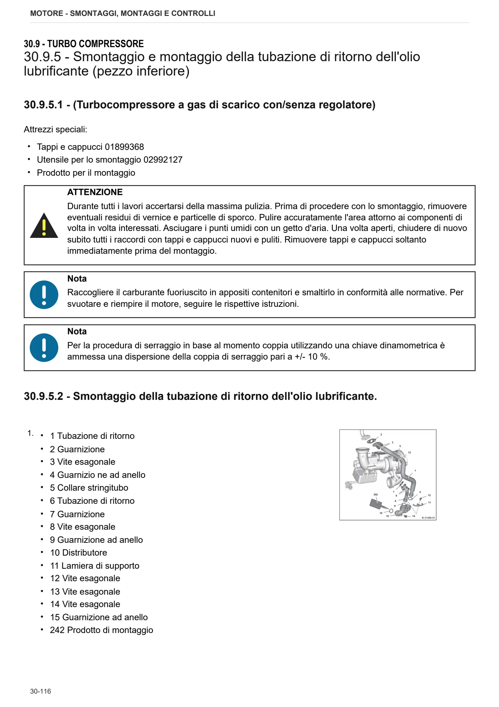 Manuale d'officina: TTCD 6.1 Stage 5 – sample manual page 4