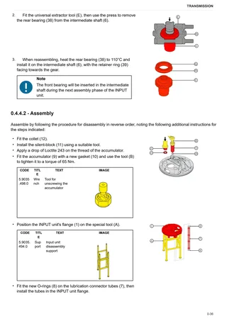 Workshop Manual: SDF T5441 RVS – T5441 TTV – sample manual page 1