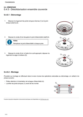 Manuel d'atelier: SDF T5300 PS – sample manual page 1