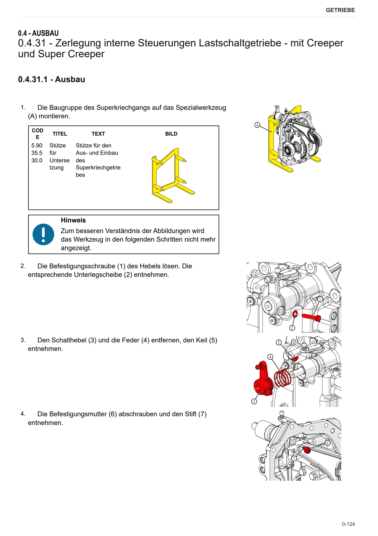 Werkstatthandbuch: SDF T5400 PS – sample manual page 3