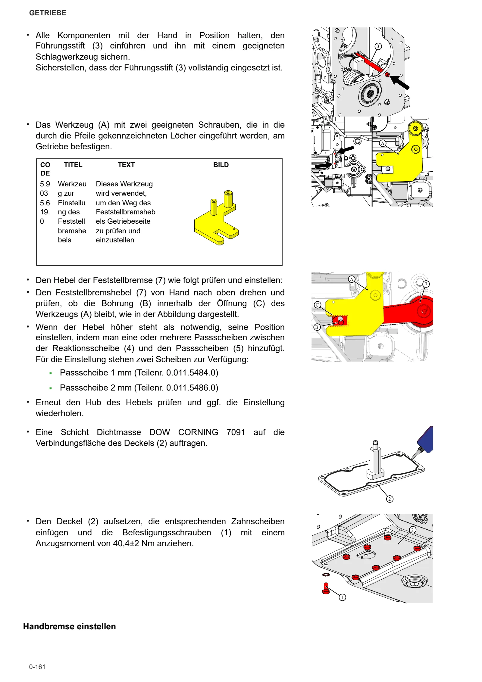 Werkstatthandbuch: SDF T5400 PS – sample manual page 4