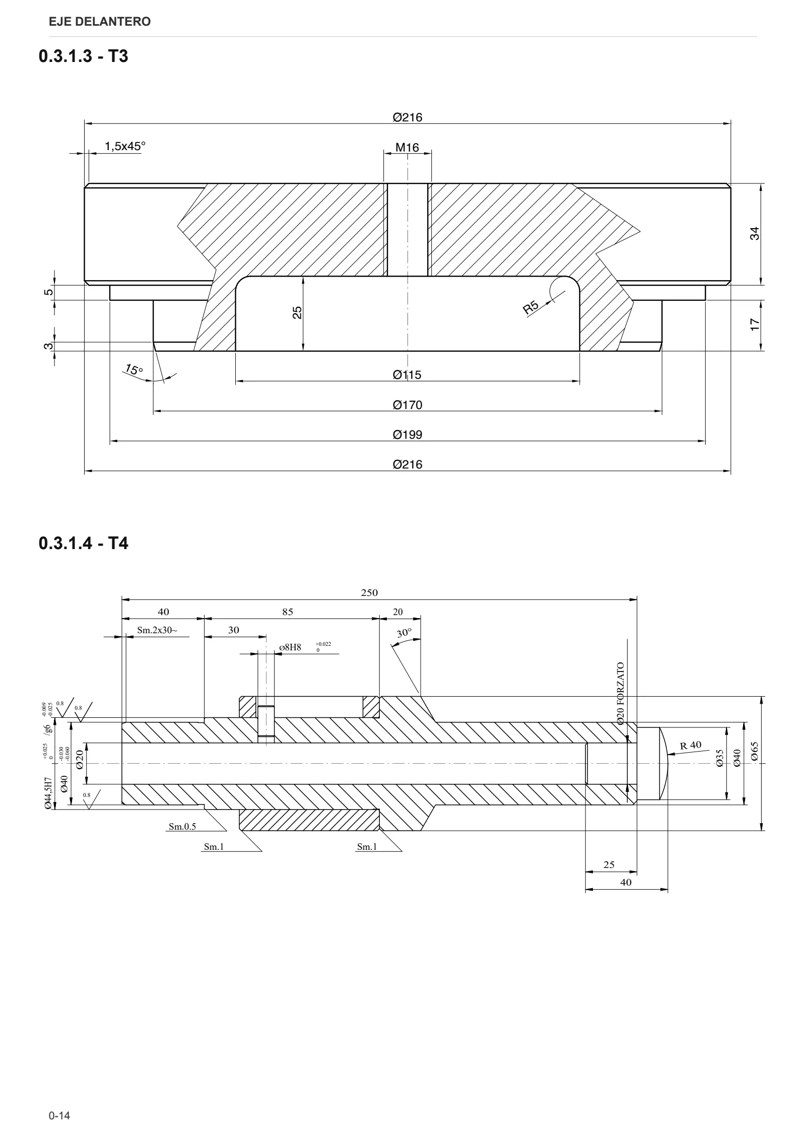 Manual de taller: DANA M50 – sample manual page 1