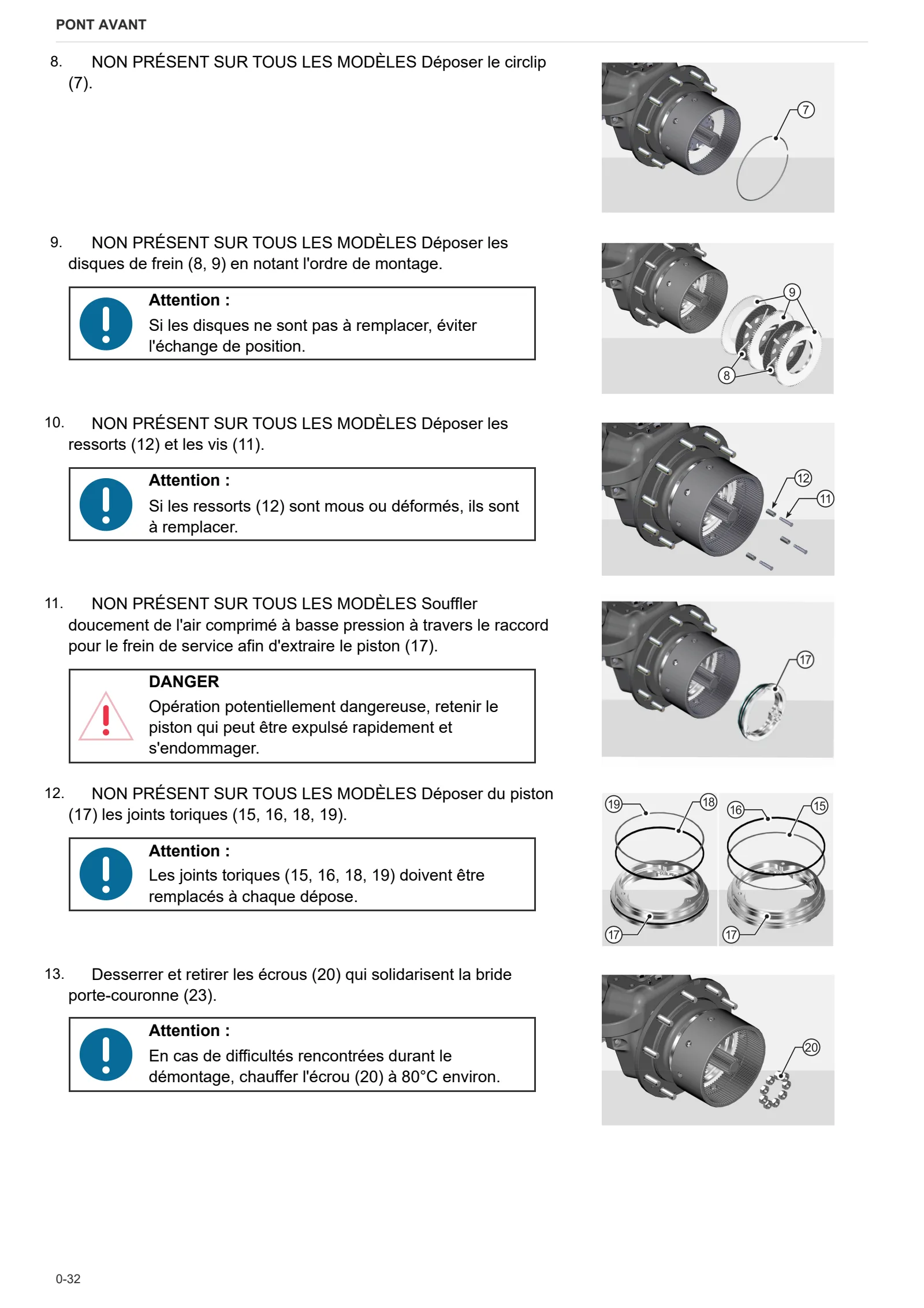 Manuel d'atelier: DANA M50 – sample manual page 2