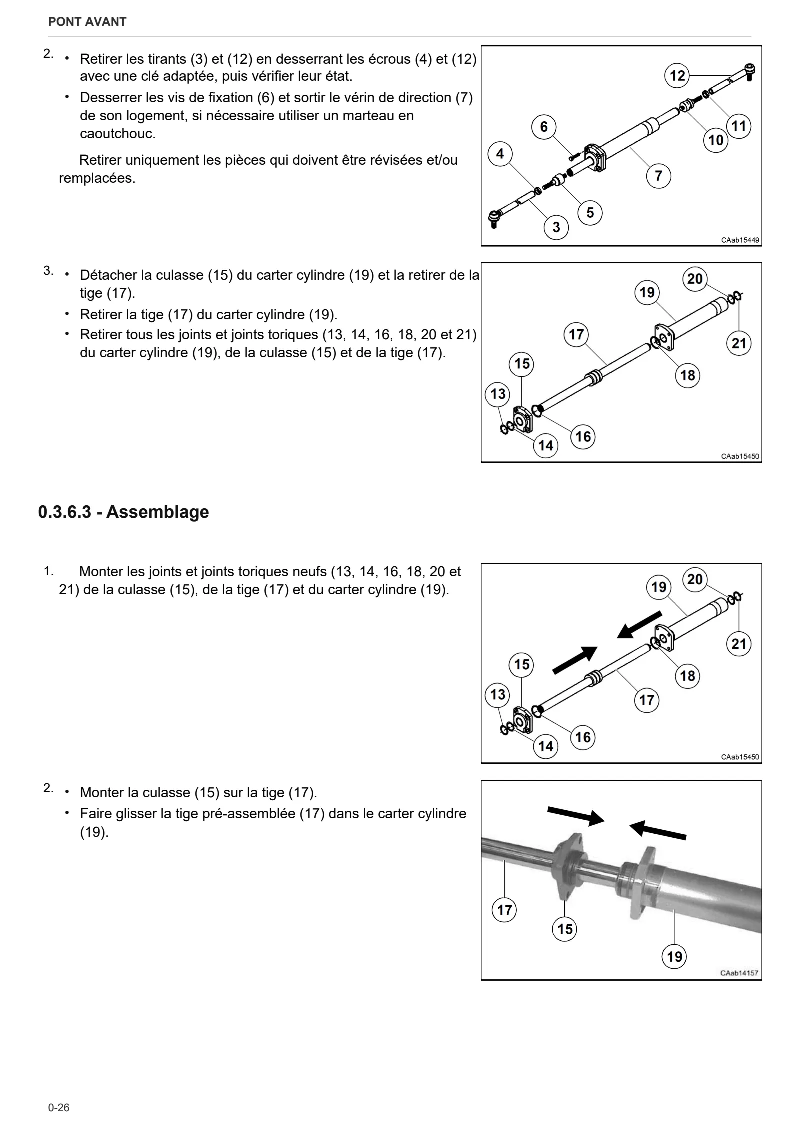 Manuel d'atelier: CARRARO 20.29 – sample manual page 1