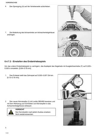 Werkstatthandbuch: DANA P73 – sample manual page 3