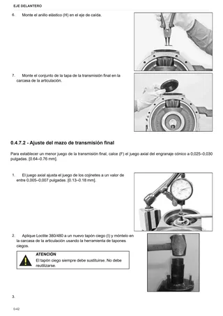 Manual de taller: DANA P73 – sample manual page 3
