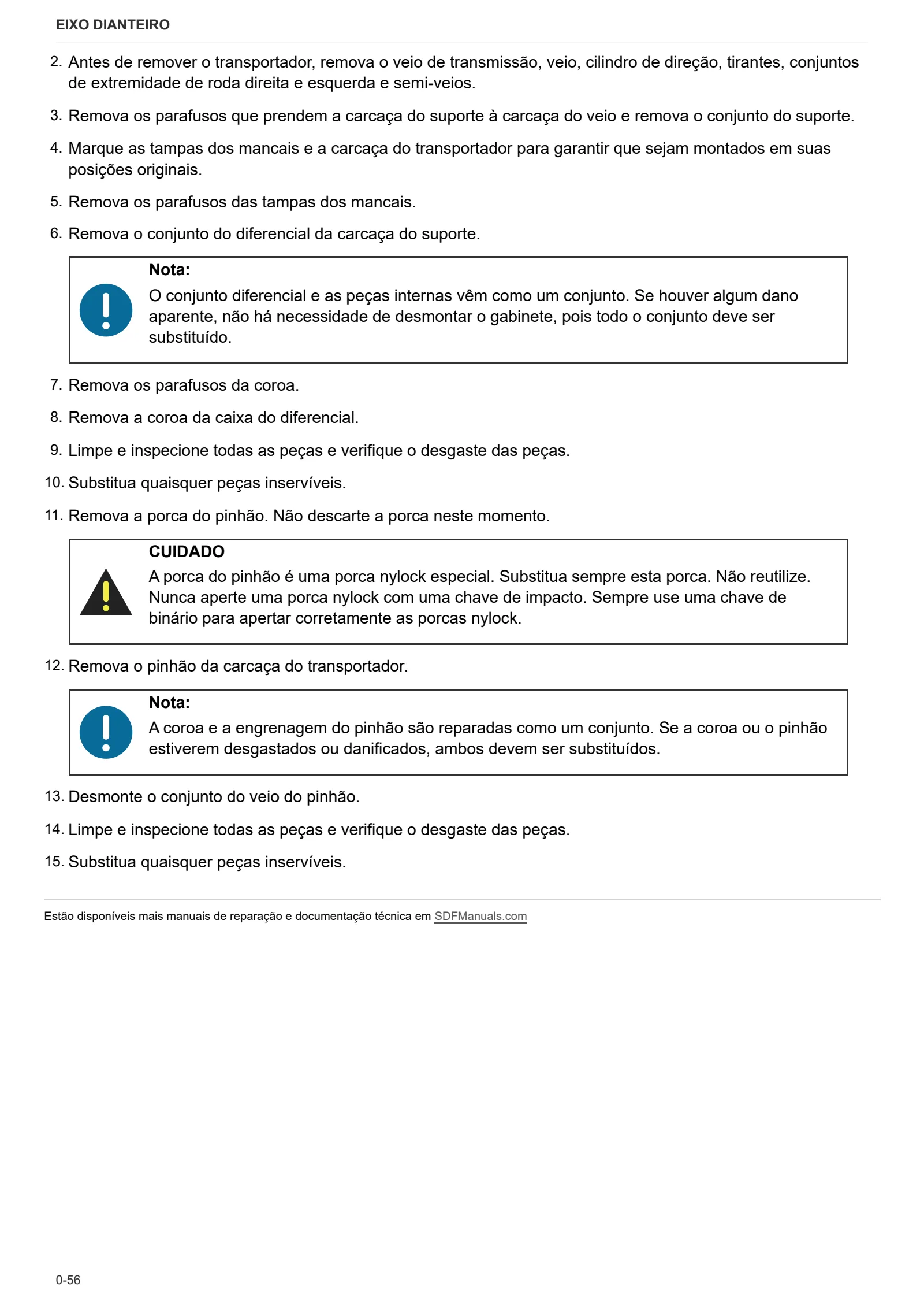 Manual de oficina: DANA P73 – sample manual page 4