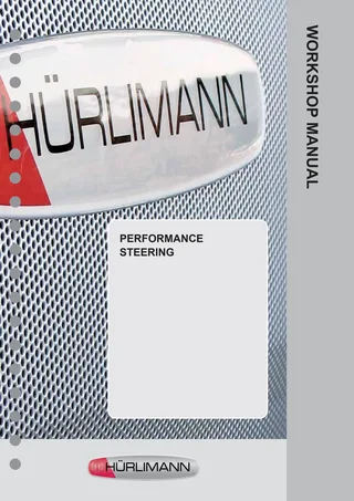 Workshop Manual: Performance Steering – manual cover