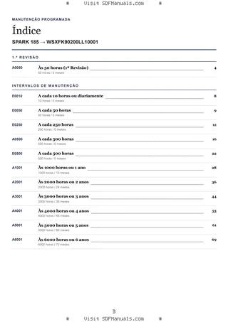 Manutenção programada: SPARK 185 → WSXFK90200LL10001 – maintenance schedule sample