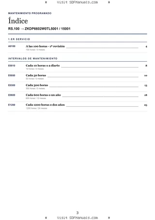 Mantenimiento programado: RS.100 → ZKDP6602W0TL5001 / 15001 – maintenance schedule sample