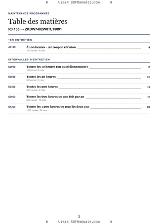 Maintenance programmée: R3.105 → ZKDW7402W0TL15001 – maintenance schedule sample