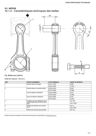 Manuel d'atelier: 1000.3 WT Stage 2 – sample manual page 1