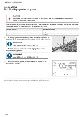 Manuel d'atelier: 1000.3 WT Stage 2 – sample manual page 3