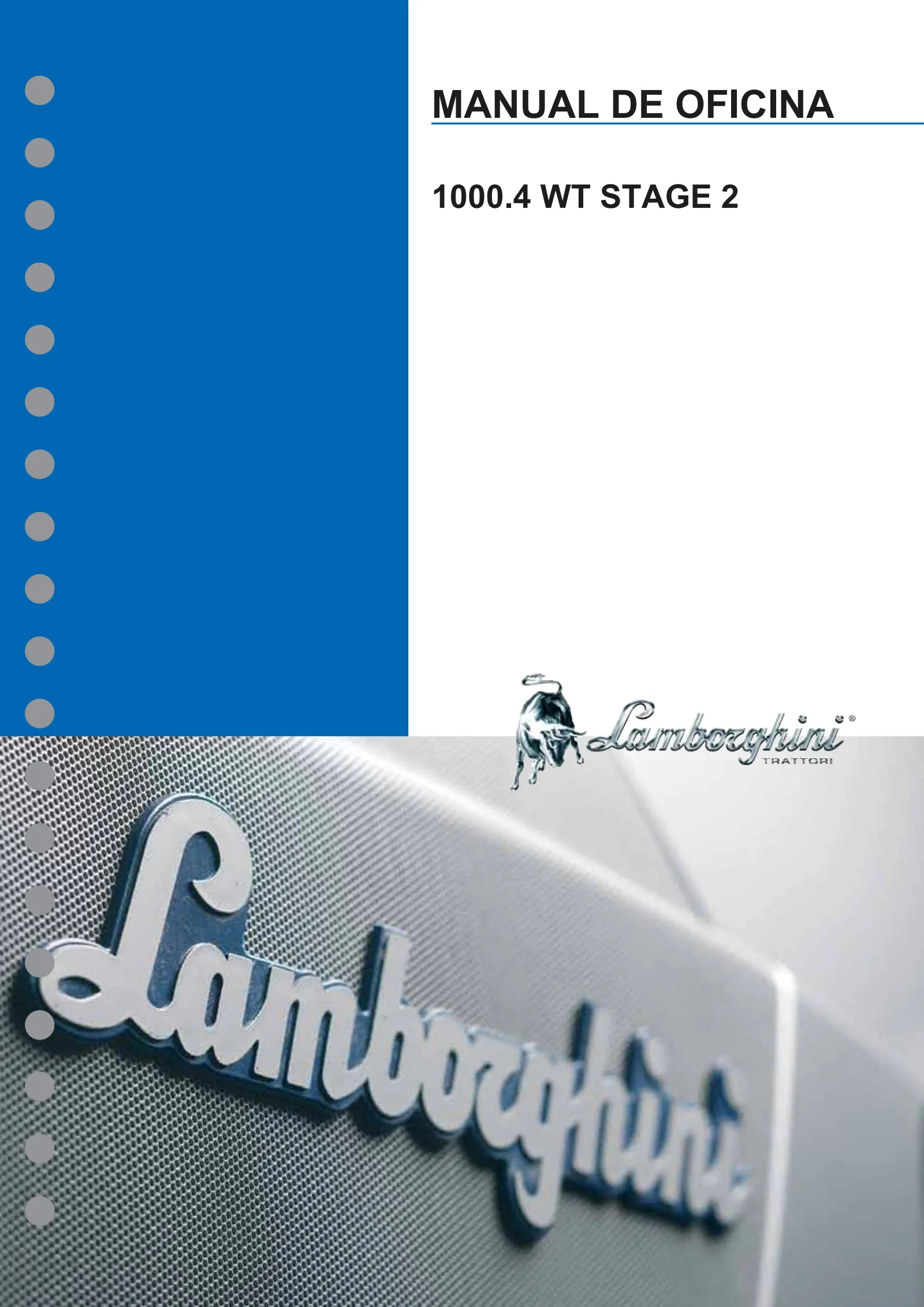 Manual de oficina: 1000.4 WT Stage 2