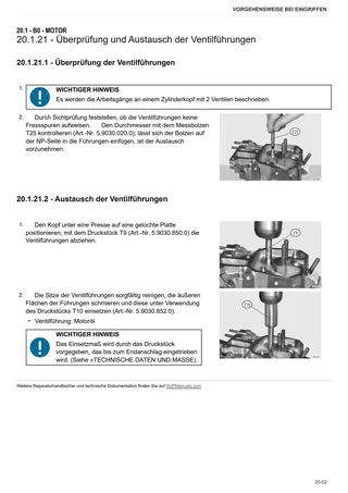 Werkstatthandbuch: 1000.6 WTIR Stage 1 – sample manual page 3