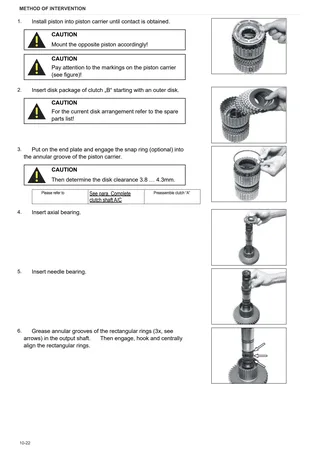 Workshop Manual: ZF T-7200 PS – sample manual page 1