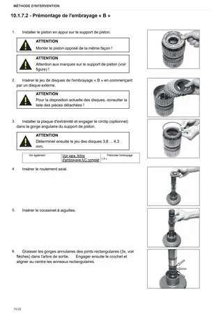 Manuel d'atelier: ZF T-7200 PS – sample manual page 1