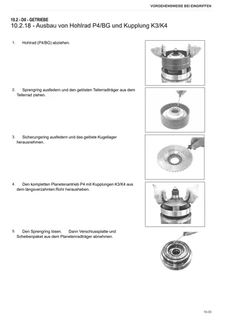 Werkstatthandbuch: ZF ECCOM 1.5 – sample manual page 1