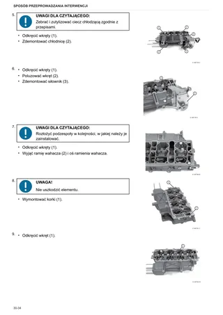 Instrukcja warsztatowa: TCD 2012 L06 4V DCR Stage 3A – sample manual page 1