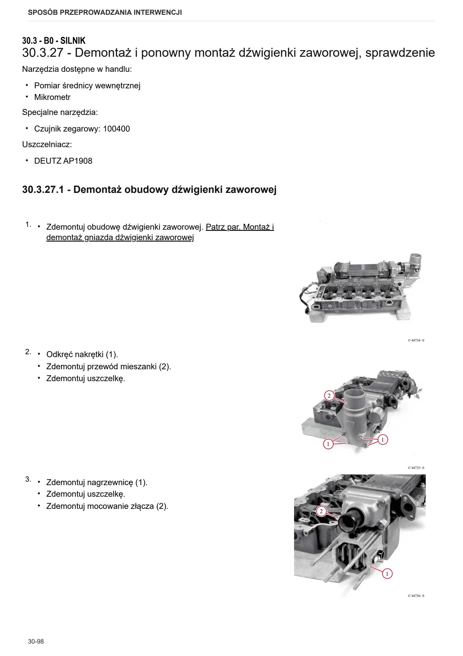 Instrukcja warsztatowa: TCD 2012 L06 4V DCR Stage 3A – sample manual page 2