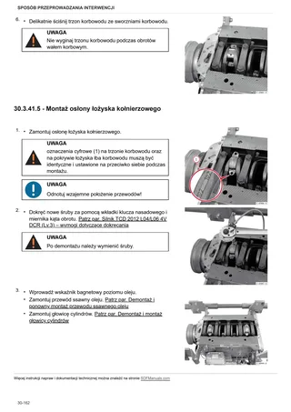 Instrukcja warsztatowa: TCD 2012 L06 4V DCR Stage 3A – sample manual page 3