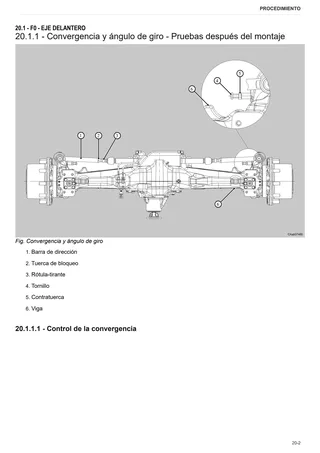 Manual de taller: CARRARO 20.45 – sample manual page 1