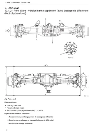 Manuel d'atelier: CARRARO 20.19 – sample manual page 1