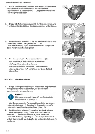 Werkstatthandbuch: CARRARO 20.22 – sample manual page 4
