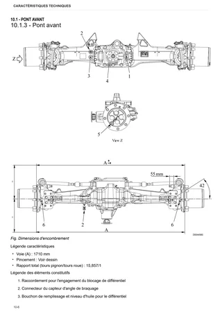 Manuel d'atelier: CARRARO 20.22 – sample manual page 1