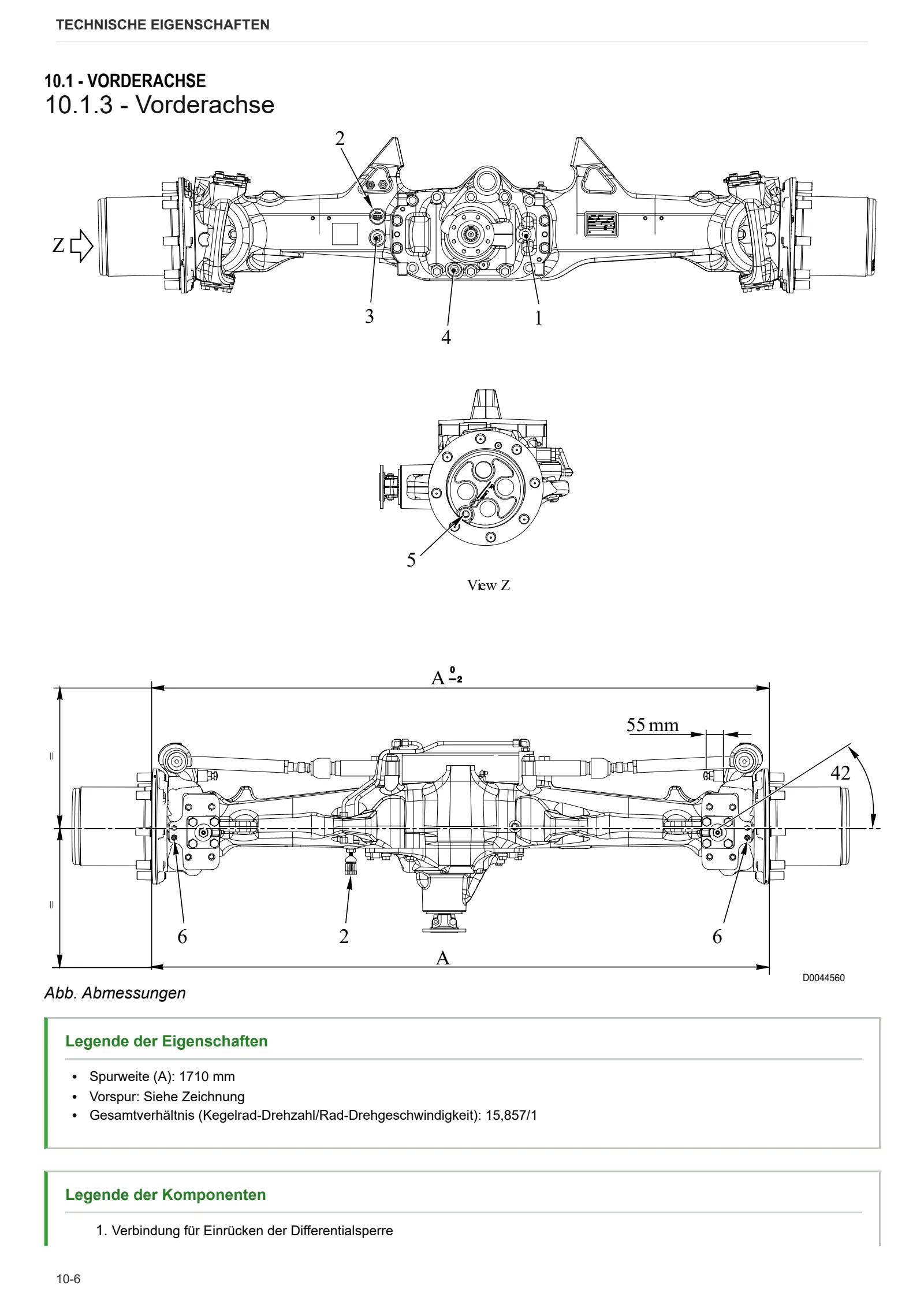 Werkstatthandbuch: CARRARO 20.26 – sample manual page 1